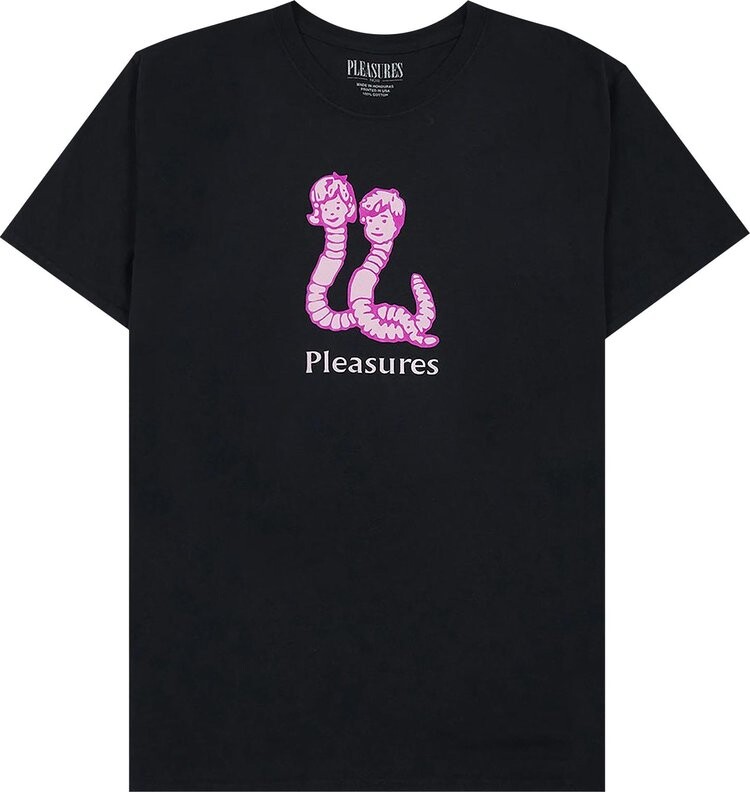 

Футболка Pleasures Mud Pigment T-Shirt 'Black', черный