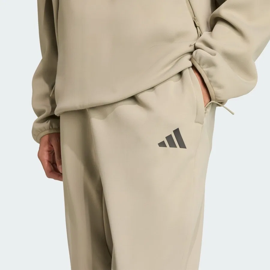 Спортивные брюки с технологией ClimaWarm, модель City Tech Softshell, adidas, Серебристый — фото 4