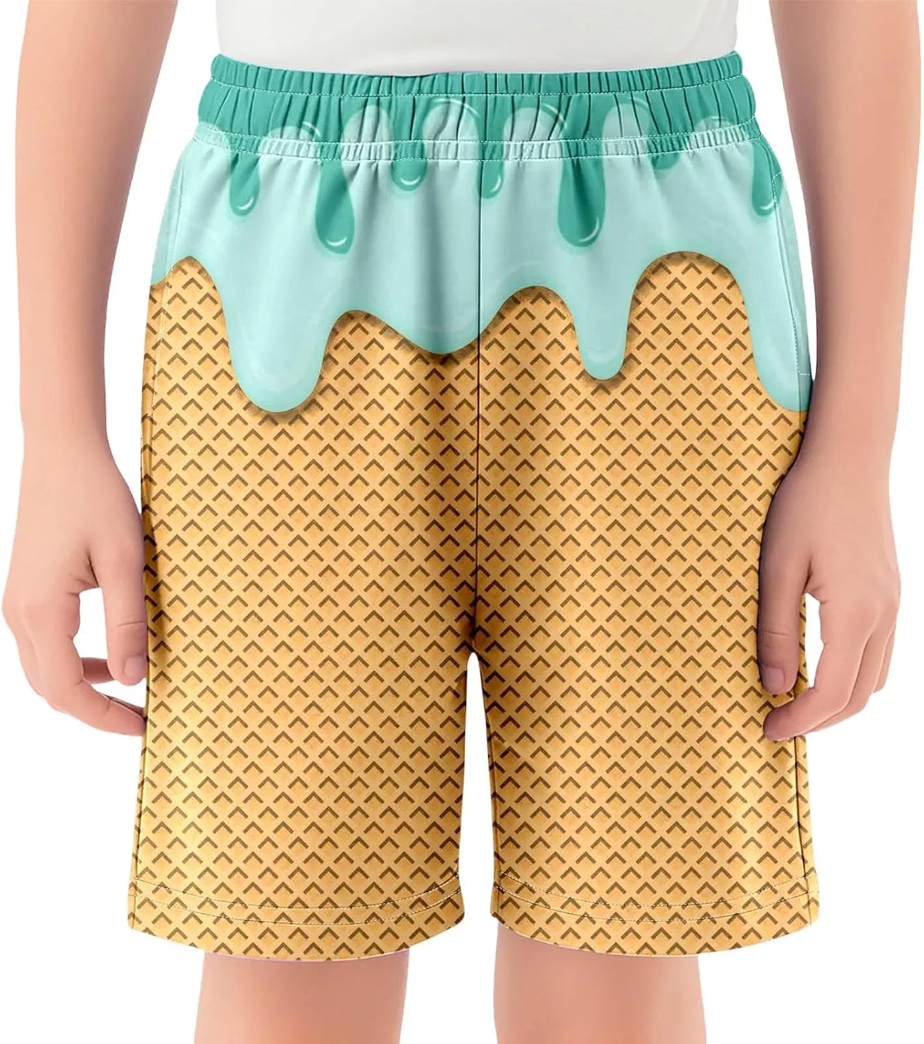 Шорты для мальчиков, Ice Cream Shorts, хлопок, 04-green