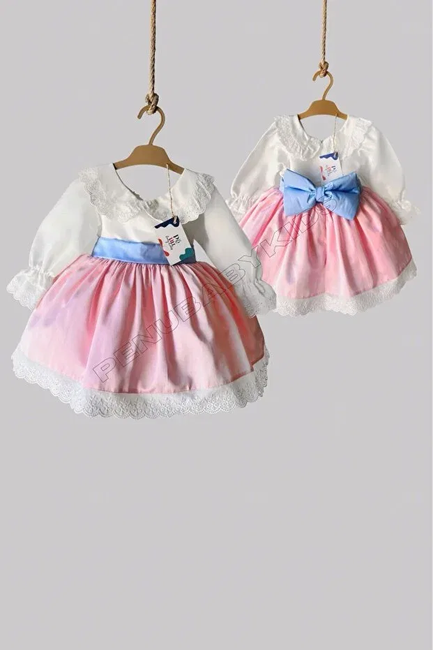 Детское платье для девочек хлопковое Penu Baby Kids, Multicolor — фото 4