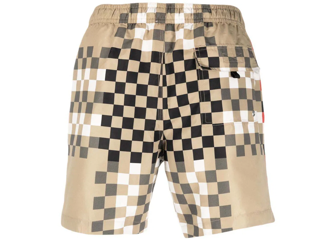 Мужские шорты для плавания с принтом Swim Shorts Burberry, Checker Print — фото 2