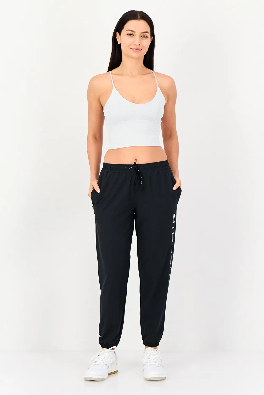 Брюки спортивные с технологией Dri-Fit Nike, черный — фото 3