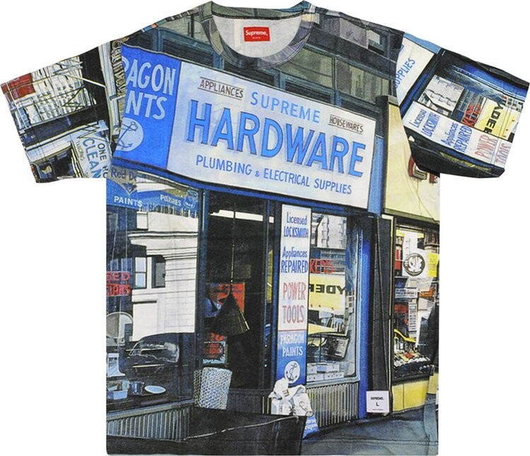 

Футболка Supreme Hardware Short-Sleeve Top 'Multicolor', разноцветный, Серый, Футболка Supreme Hardware Short-Sleeve Top 'Multicolor', разноцветный