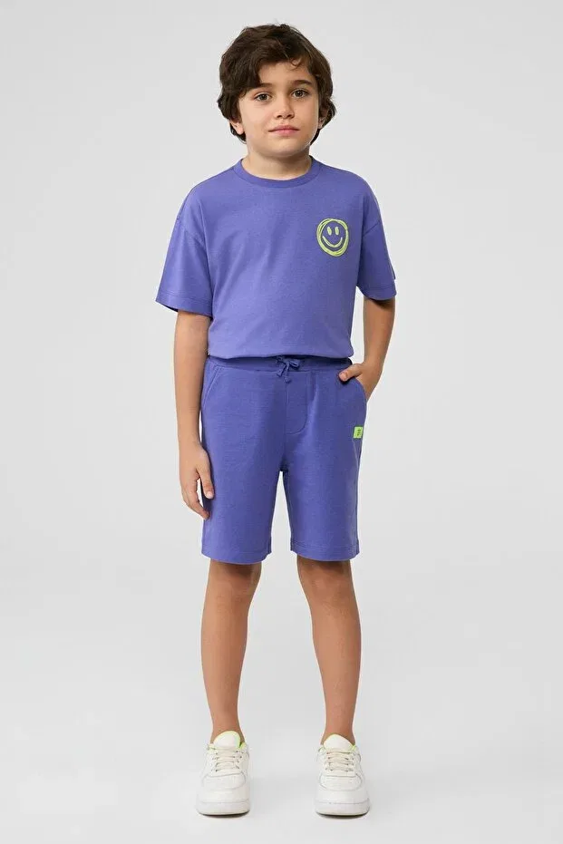 Детские шорты для мальчиков однотонные Nbt Bsc, Purple