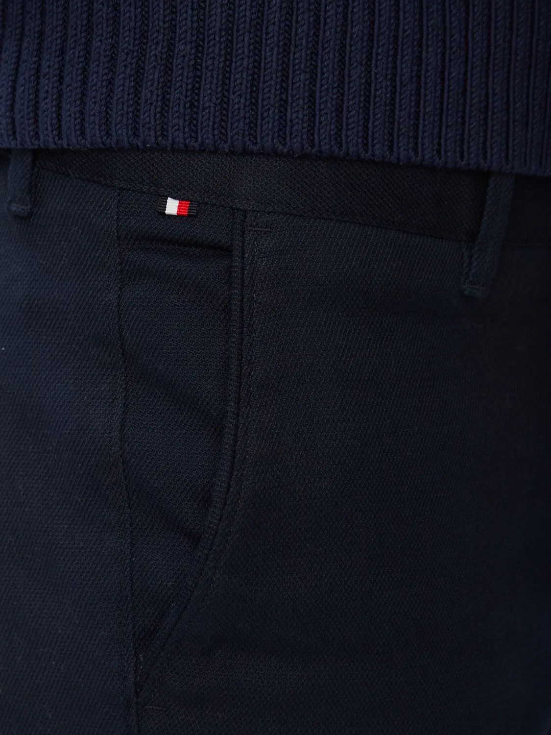 Мужские чиносы стандартного кроя Denton Tommy Hilfiger, темно-синий — фото 4