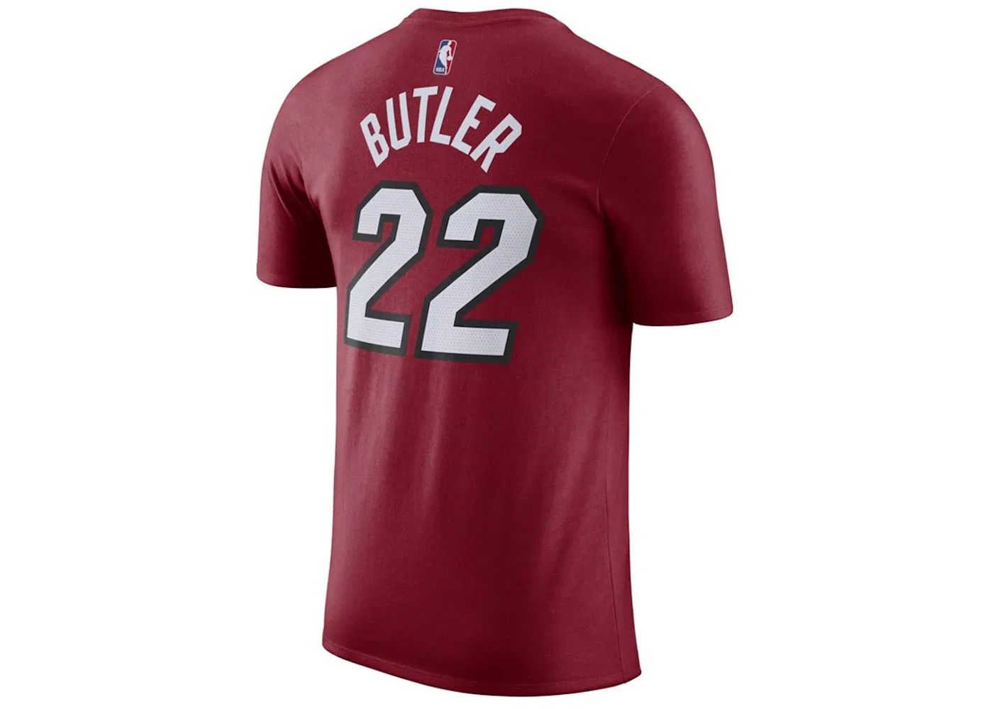 Мужская футболка с принтом Jimmy Butler Statement Edition Jordan, Dark Red/White — фото 2