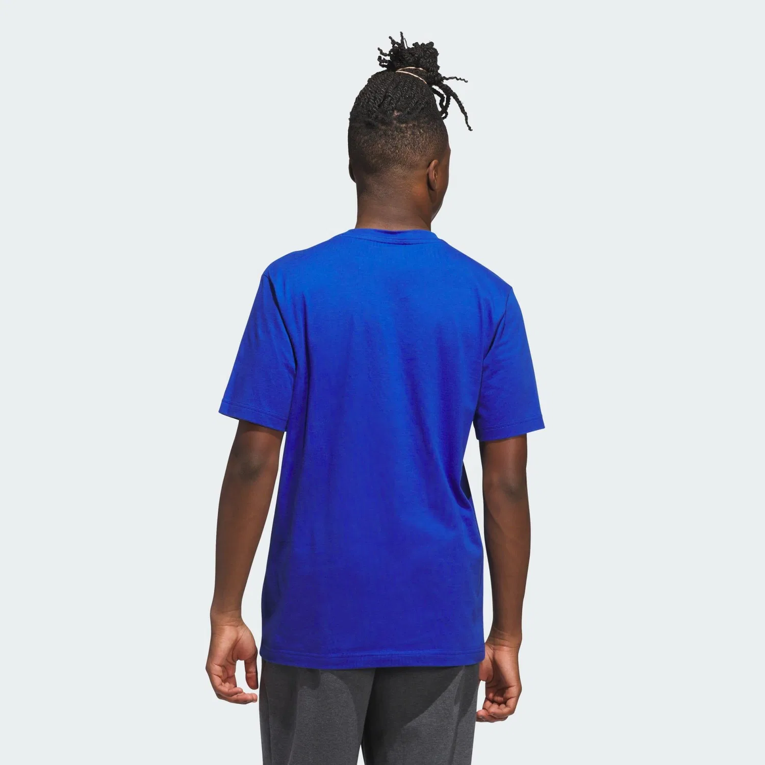 Футболка с принтом Varsity Crest Adidas, Konigsblau — фото 3