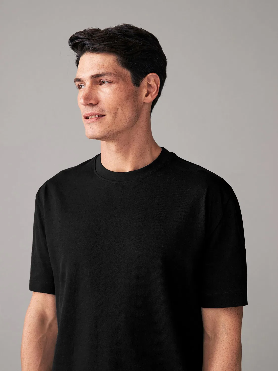 Футболка Relaxed Fit Black Heavyweight Next, черный