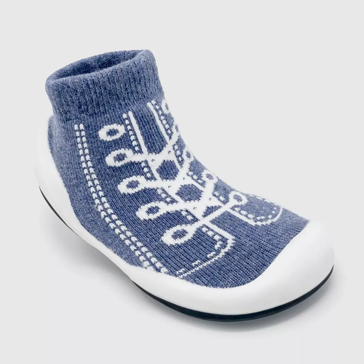 Детские кроссовки-носки для мальчиков с принтом Komuello, Denim Blue