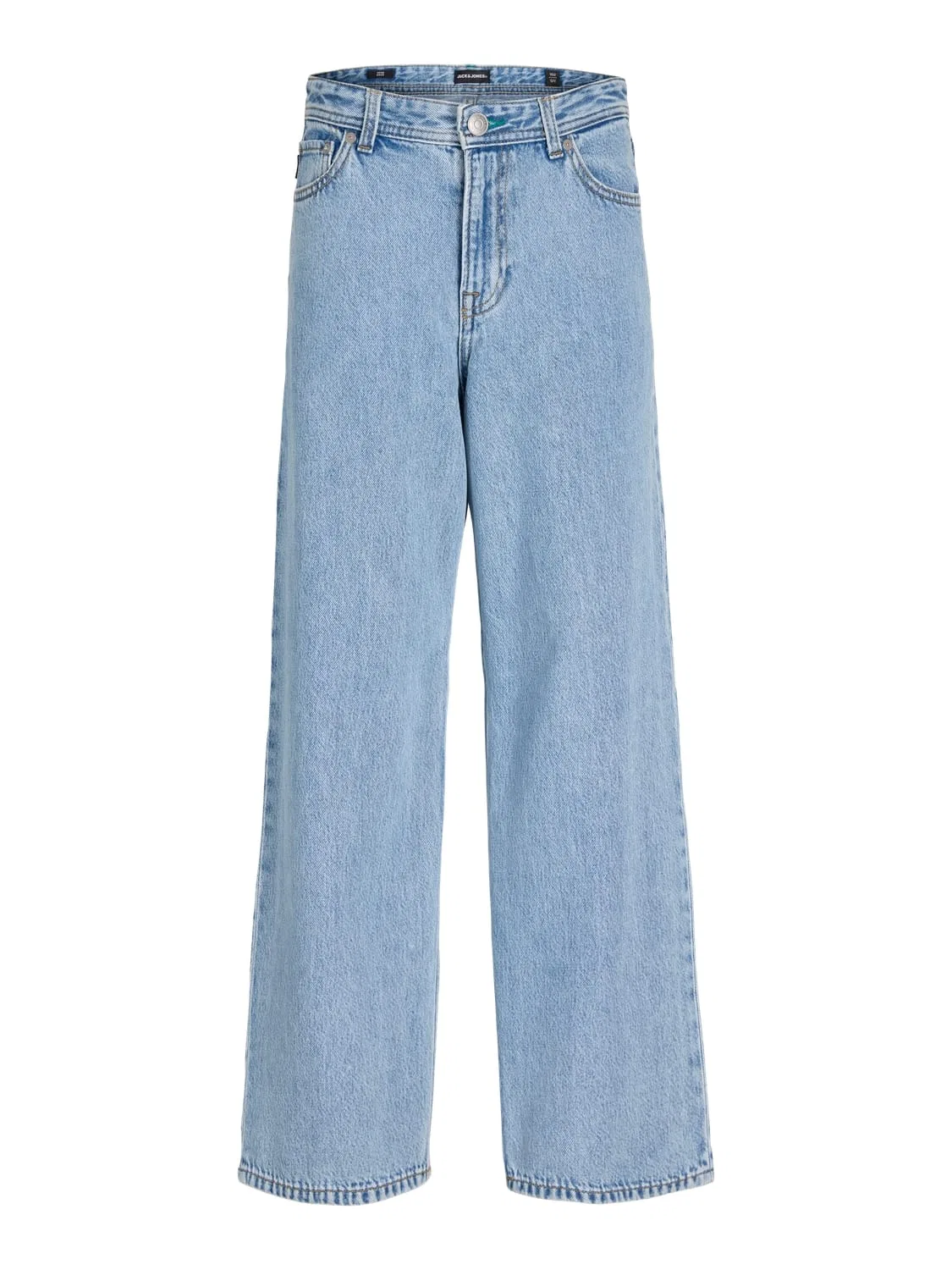 Джинсы свободные, джинсы-мешок Jjidave Jack & Jones Junior, светло-синий