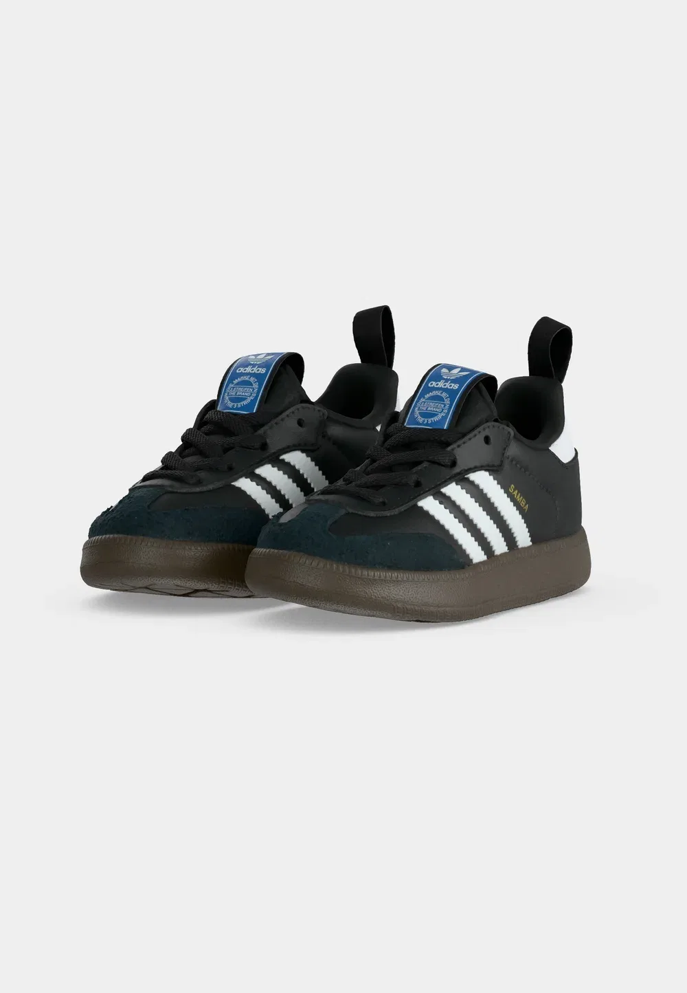 Кроссовки Samba Quickon унисекс Adidas Originals, Core Black/Footwear White/Gold-Coloured Metallic — фото 3
