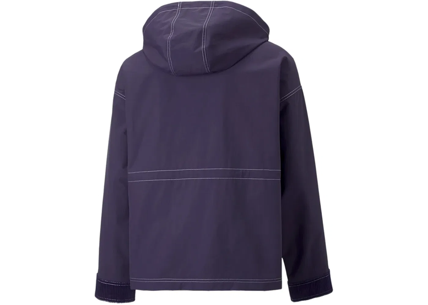 Детская куртка-ветровка с принтом Puma x Ami Woven Jacket, Deep Plum — фото 2