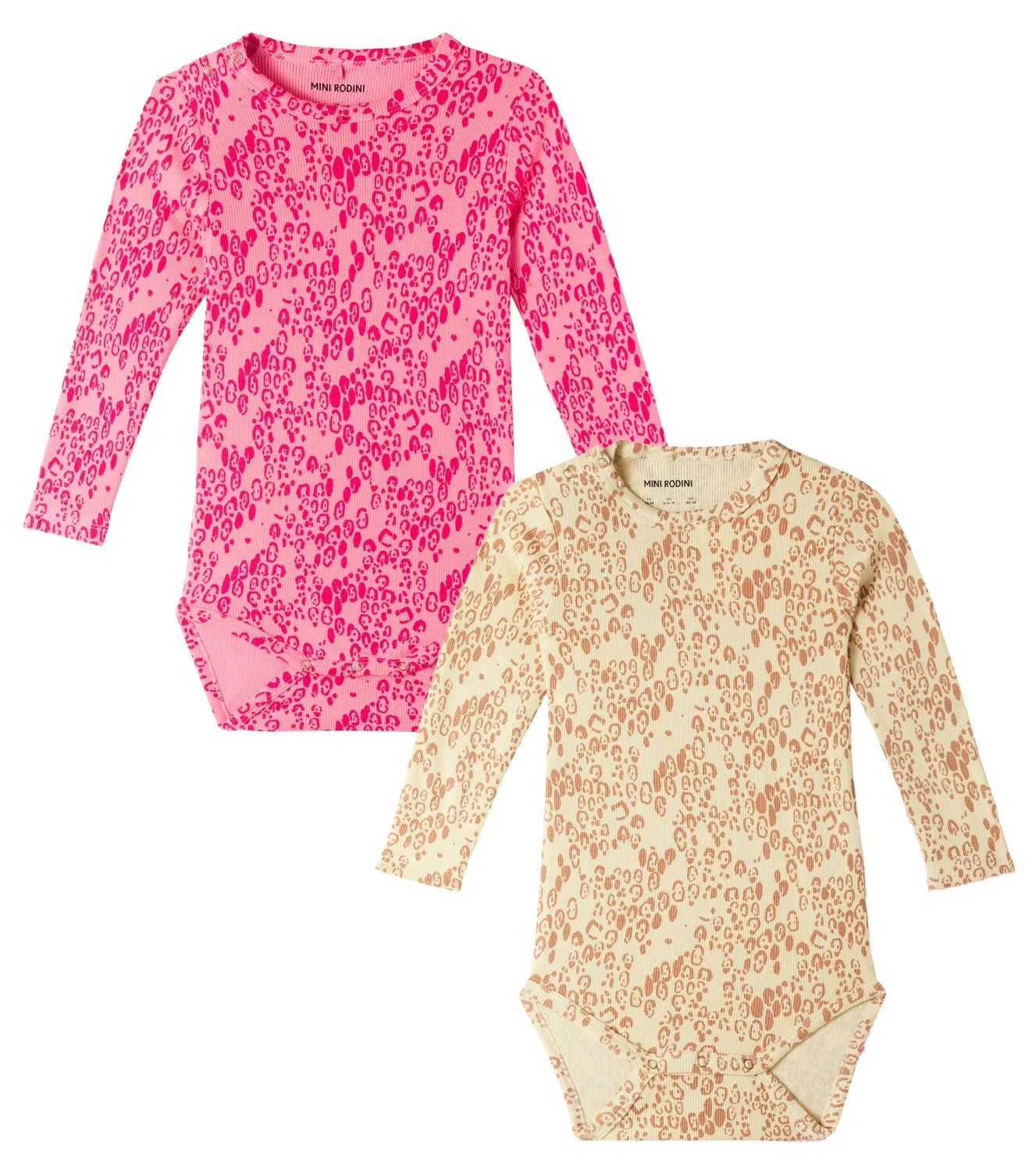 Комплект боди с леопардовым принтом Mini Rodini, Multicolor