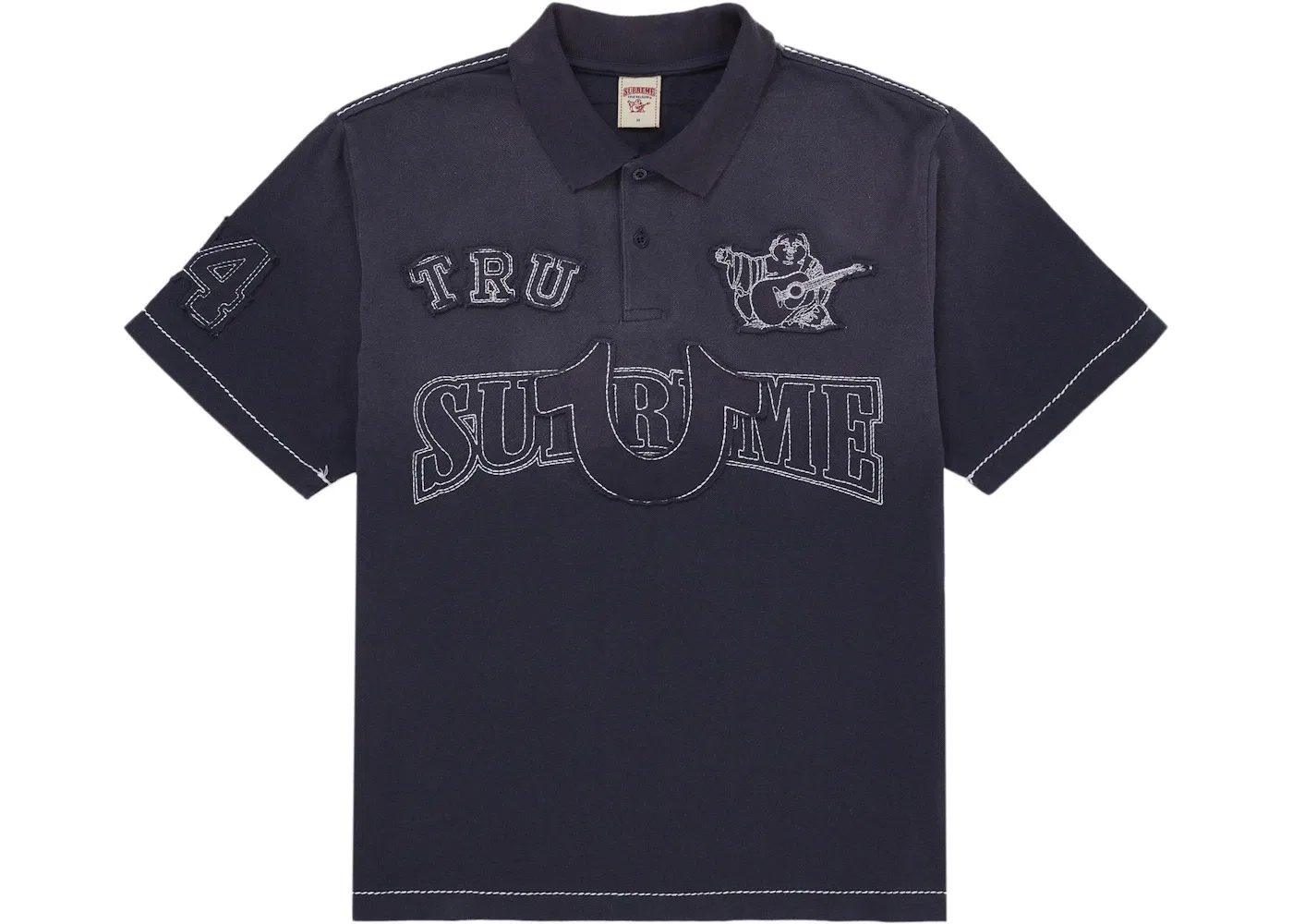 Мужское поло с аппликацией True Religion Supreme, Navy