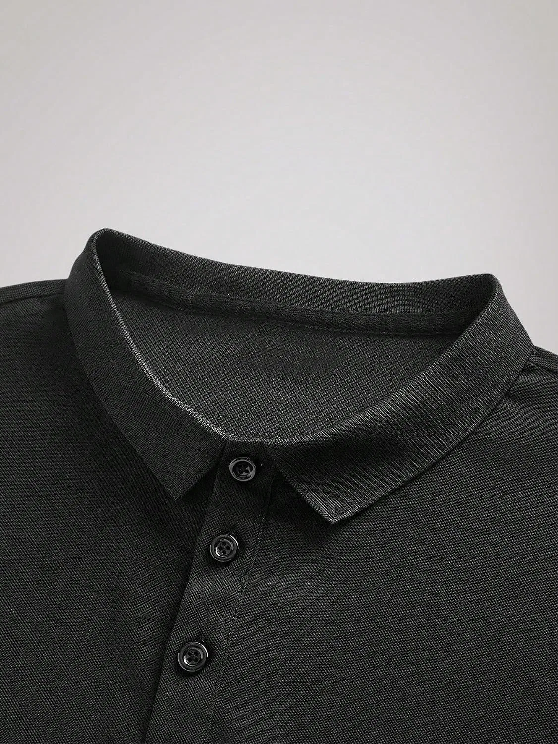 Мужская футболка с коротким рукавом повседневная, Black — фото 3