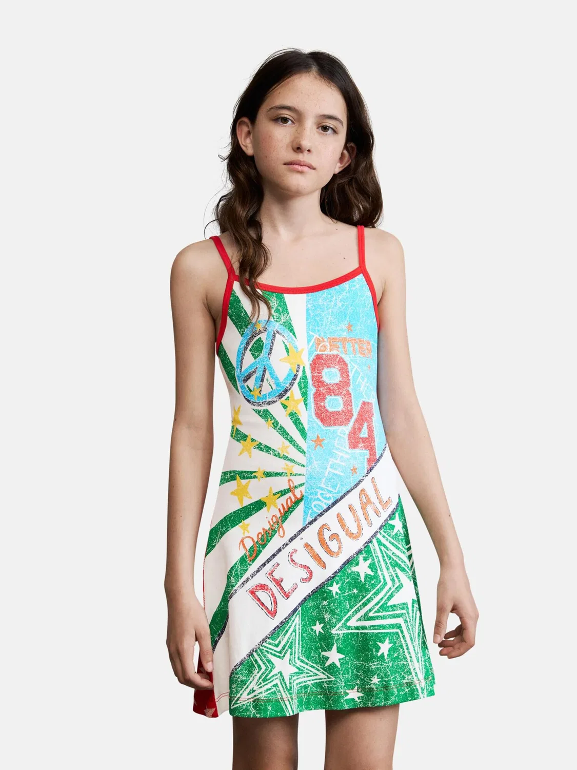Платье Desigual красного цвета — фото 3