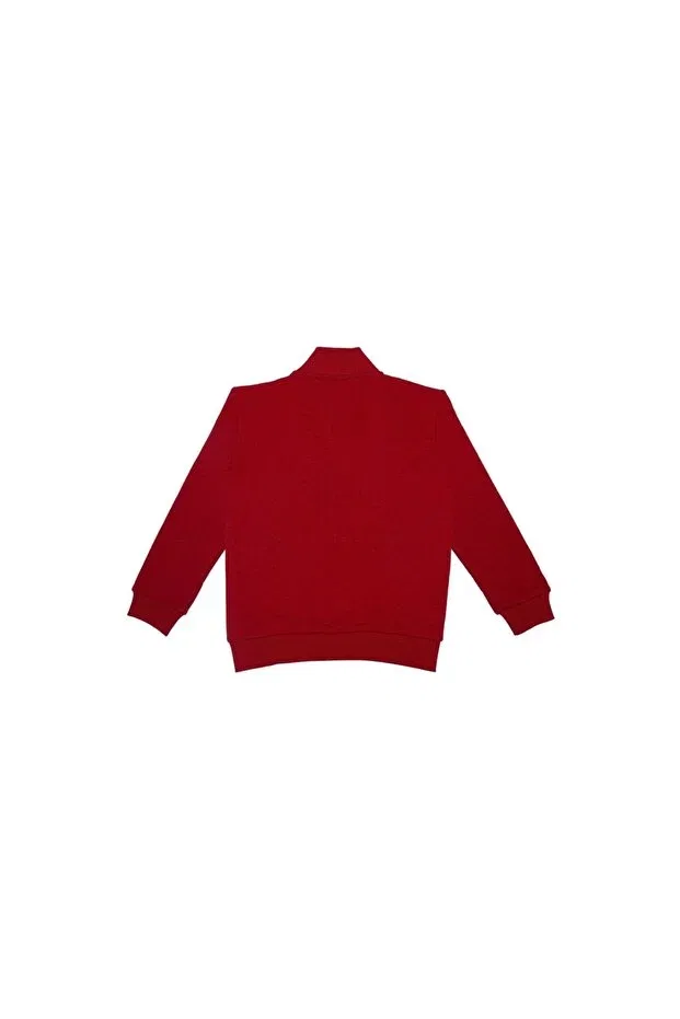 Детское для мальчиков свитшот с принтом Benetton sweatshirt bnt-b21875 United Colors Of Benetton, Red — фото 3