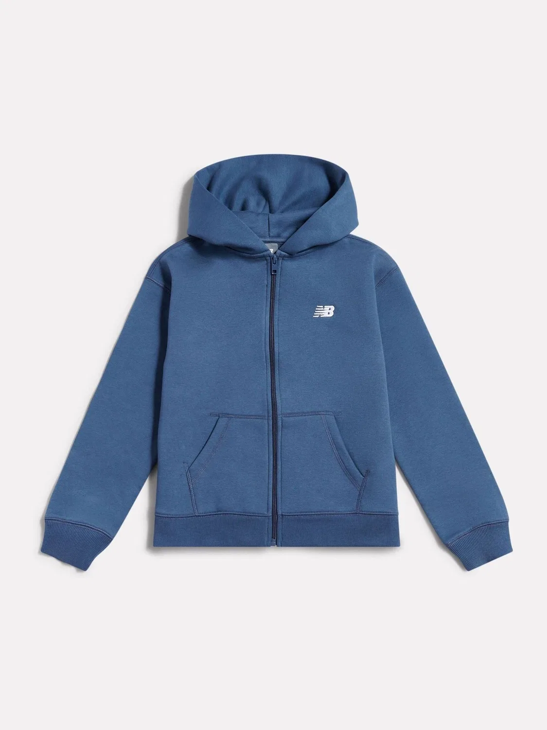 Худи на молнии New Balance, синий