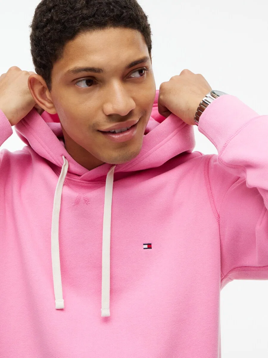 Толстовка TOMMY HILFIGER 'Ess Seasonal' светло-розового цвета — фото 3