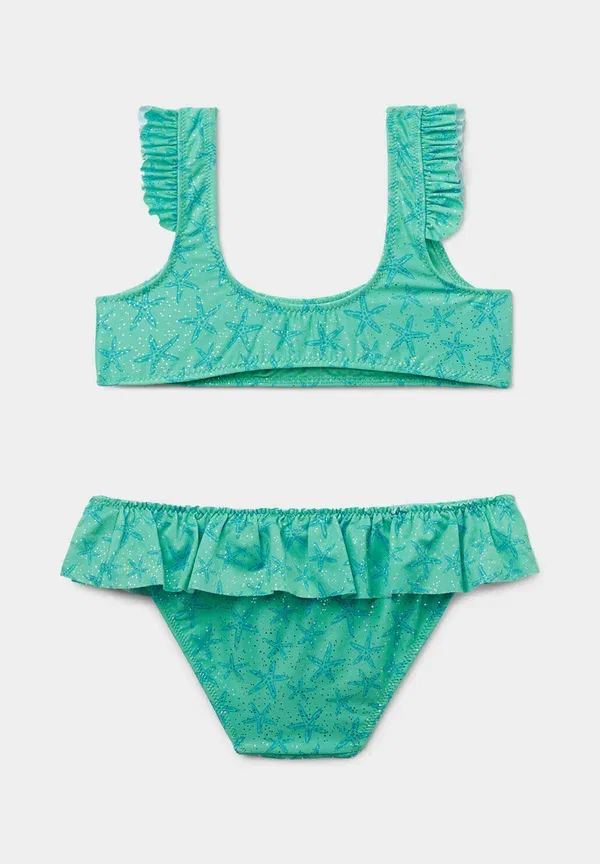Блестящий комплект из морских звезд - бикини Calzedonia, зеленый — фото 2