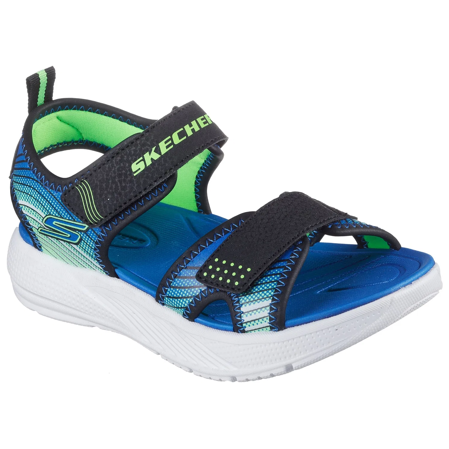 Детские сандалии MICROSPEC-SPLASH Skechers, Black/Lime