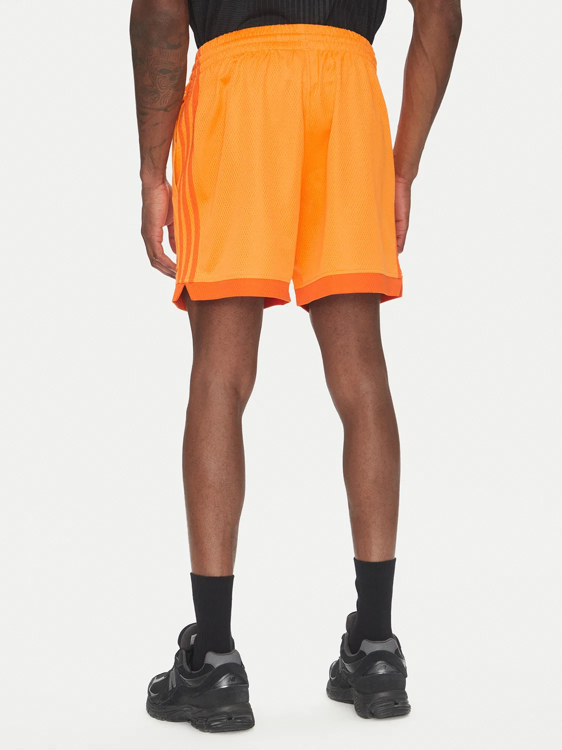 Мужские спортивные шорты стандартного кроя Mock Eyelet Adidas, светло-оранжевый — фото 3