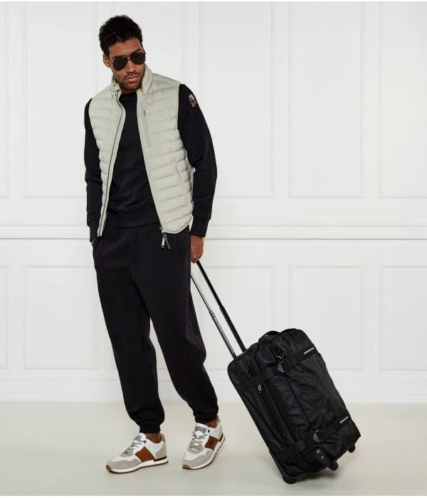 Мужские спортивные брюки из трикотажа Emporio Armani, черный — фото 2
