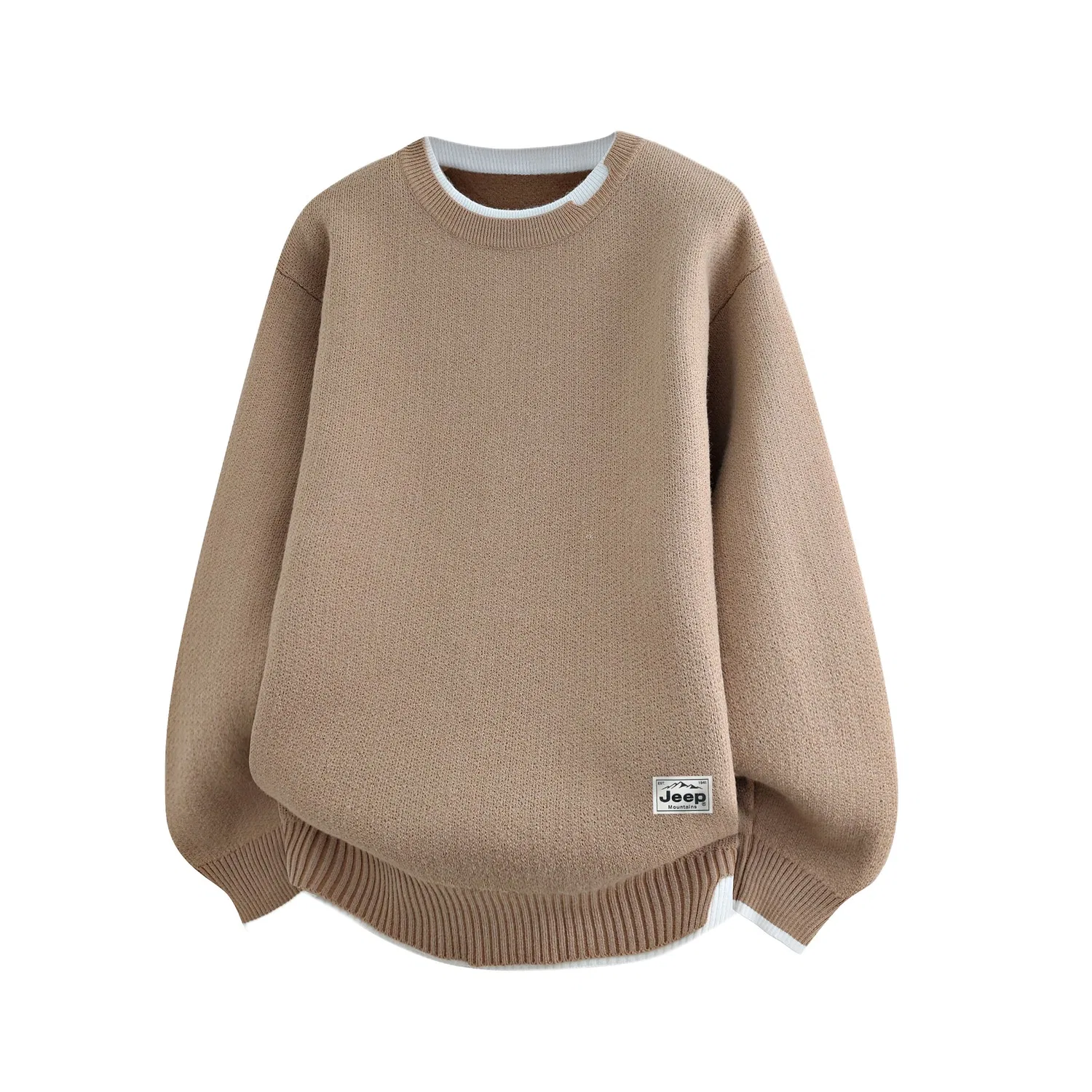 Детский свитер с круглым вырезом Jeep Classic Collection, Khaki