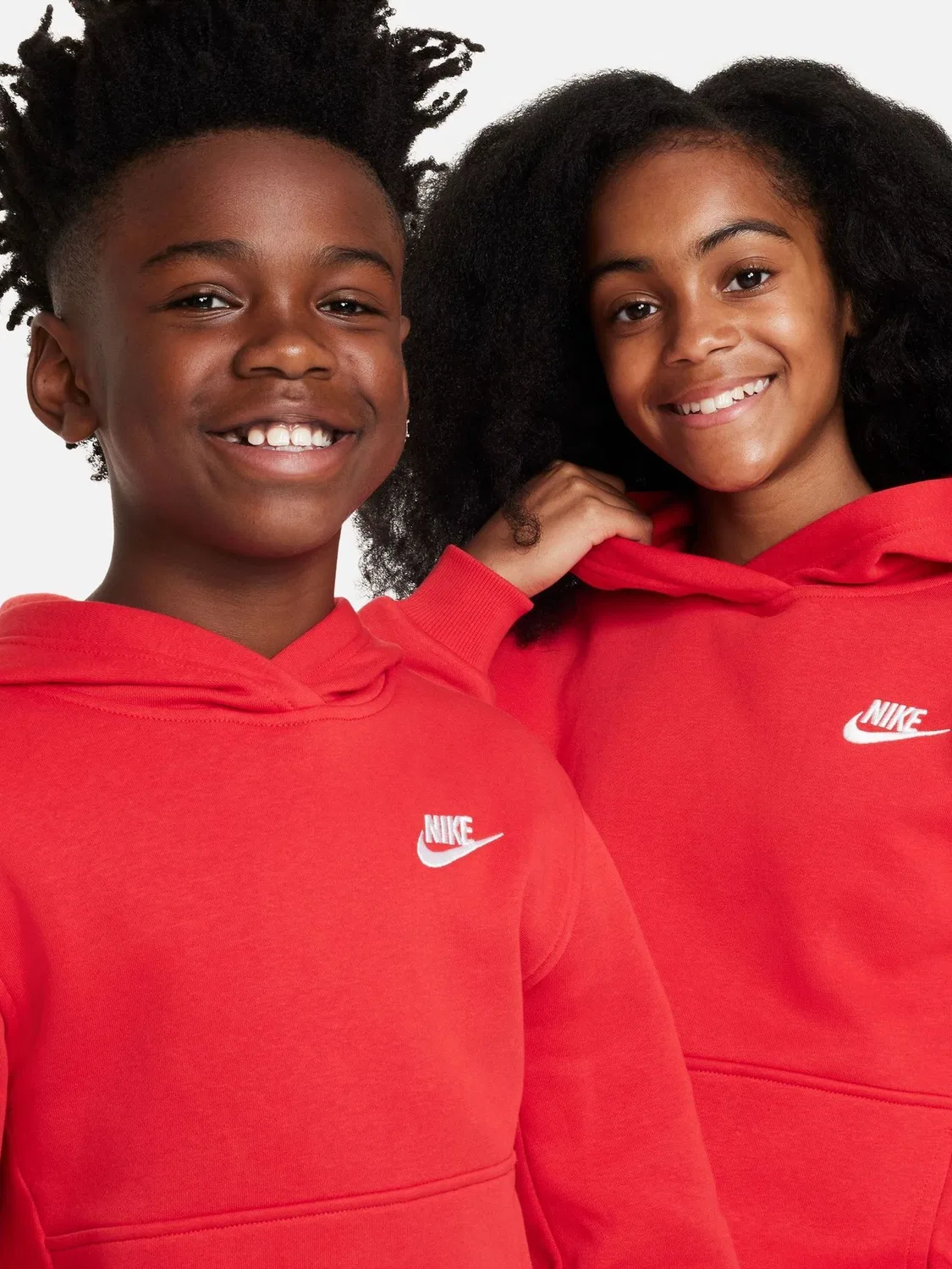 Толстовка Club Fleece Nike, красный — фото 4