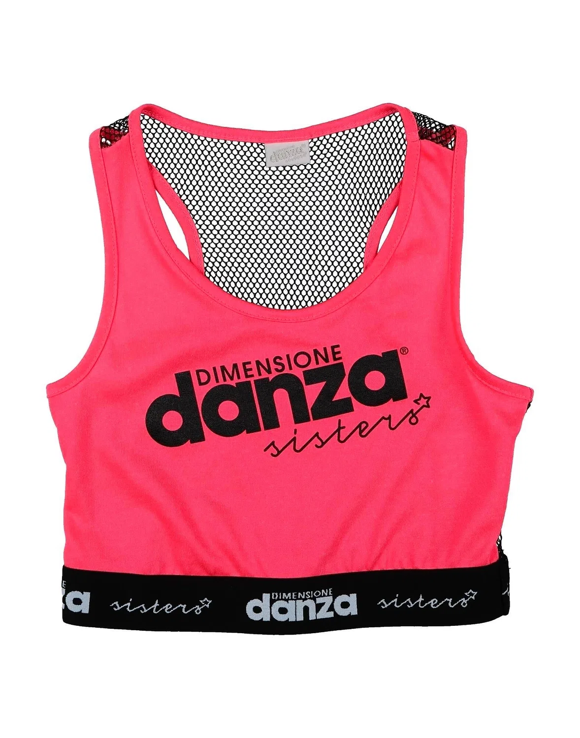 Майка с принтом Dimensione Danza, фуксия