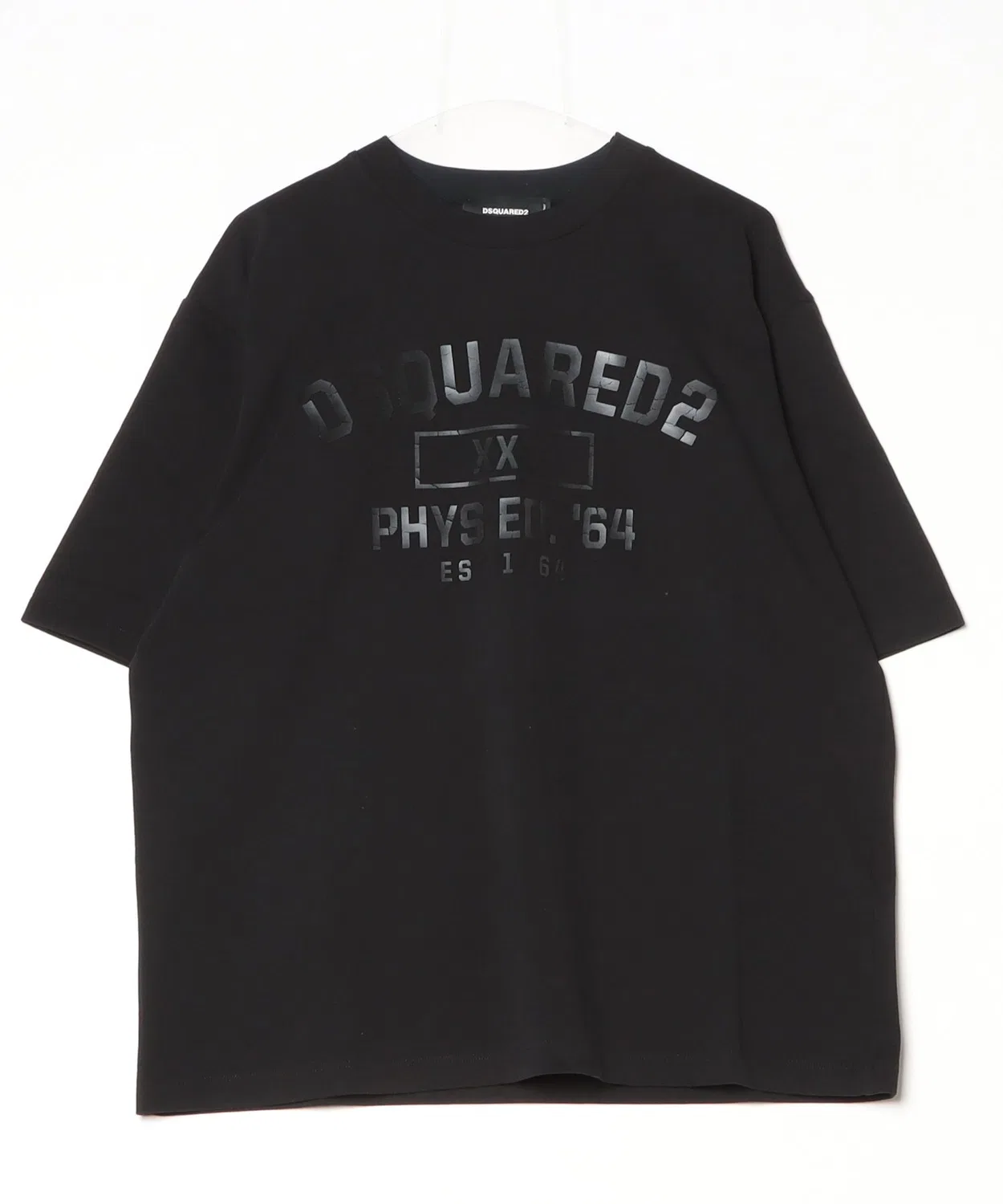Мужская футболка с принтом Loose Fit Phys Ed T-Shirt DSQUARED2, Черный
