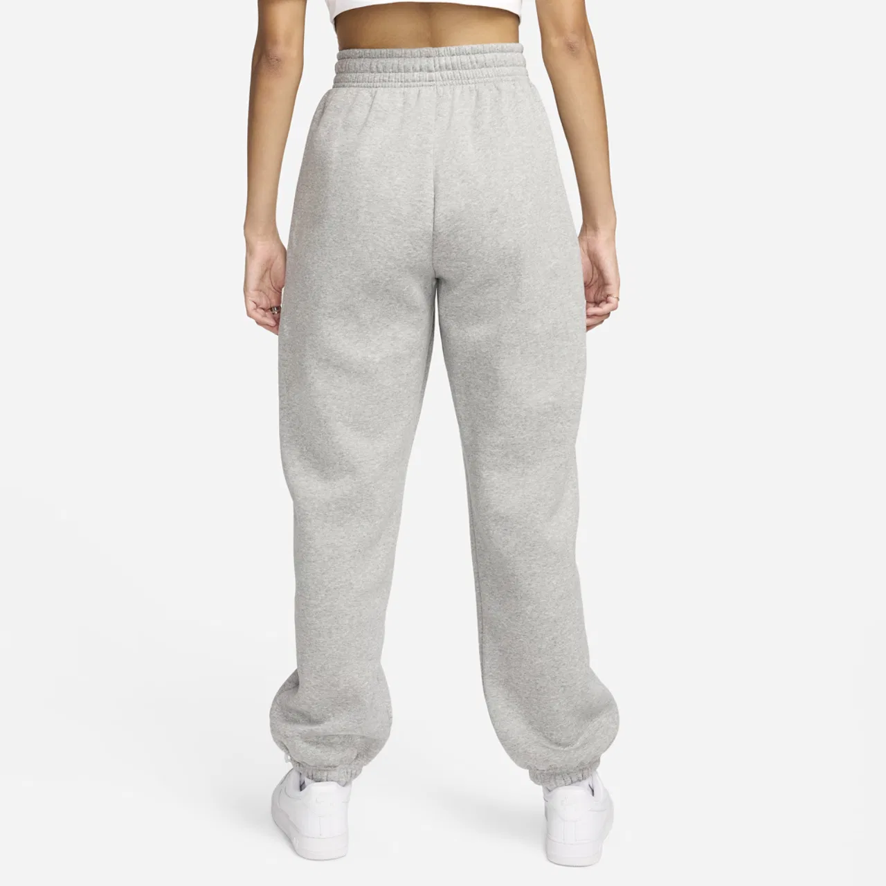 Женские брюки Phoenix HR OS Nike, цвет Dark Grey Heather/White — фото 2