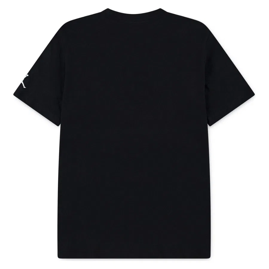 Детская футболка с коротким рукавом Nike Jordan JDB M J Flt Ess Bl 3.0 SS Tee, Черный — фото 2