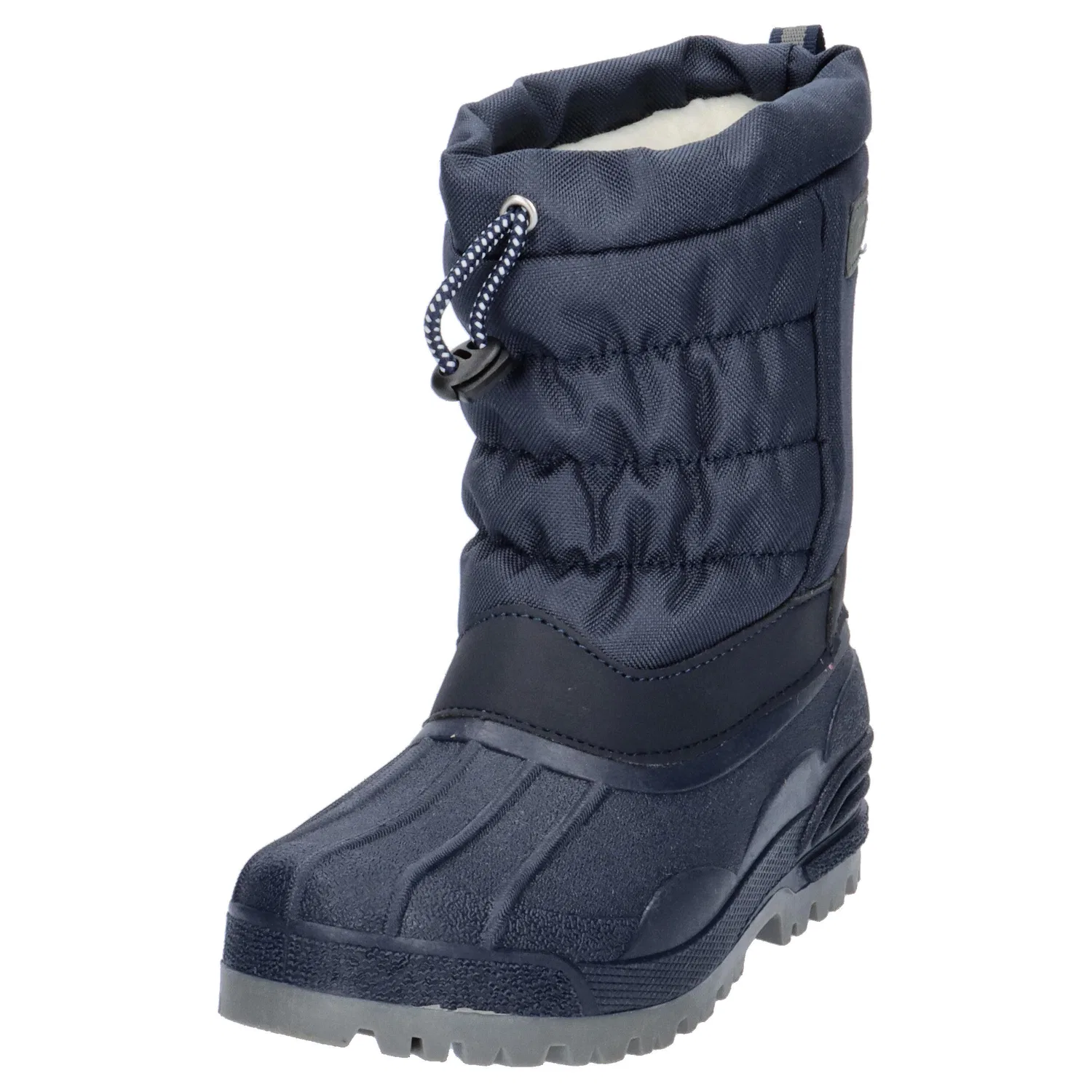 Детские зимние ботинки с высоким голенищем Hanki 3.0 Snow Boots Cmp, Dunkelblau / Grau / Schwarz — фото 4