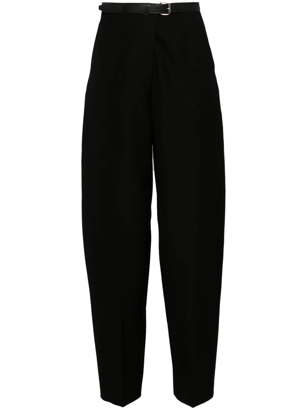 

Шерстяные брюки с поясом Alexander Wang, черный