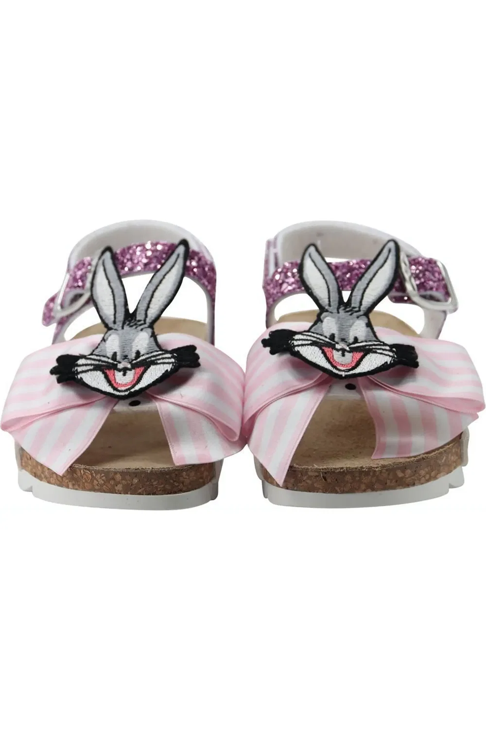 Детские сандалии с блестками Bugs Bunny Master of Arts, розовый — фото 4
