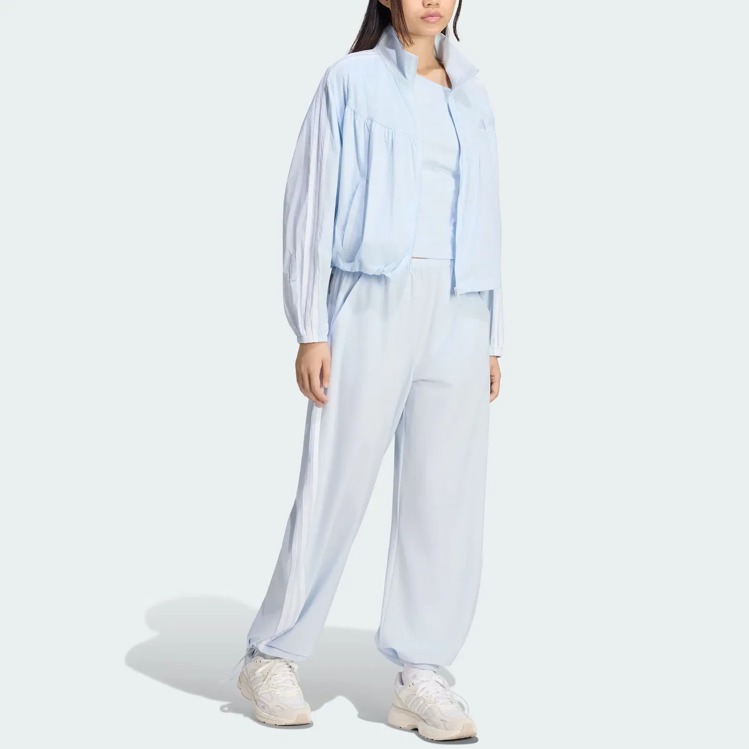 Женские спортивные брюки быстросохнущие Adidas, Crystal Blue — фото 3
