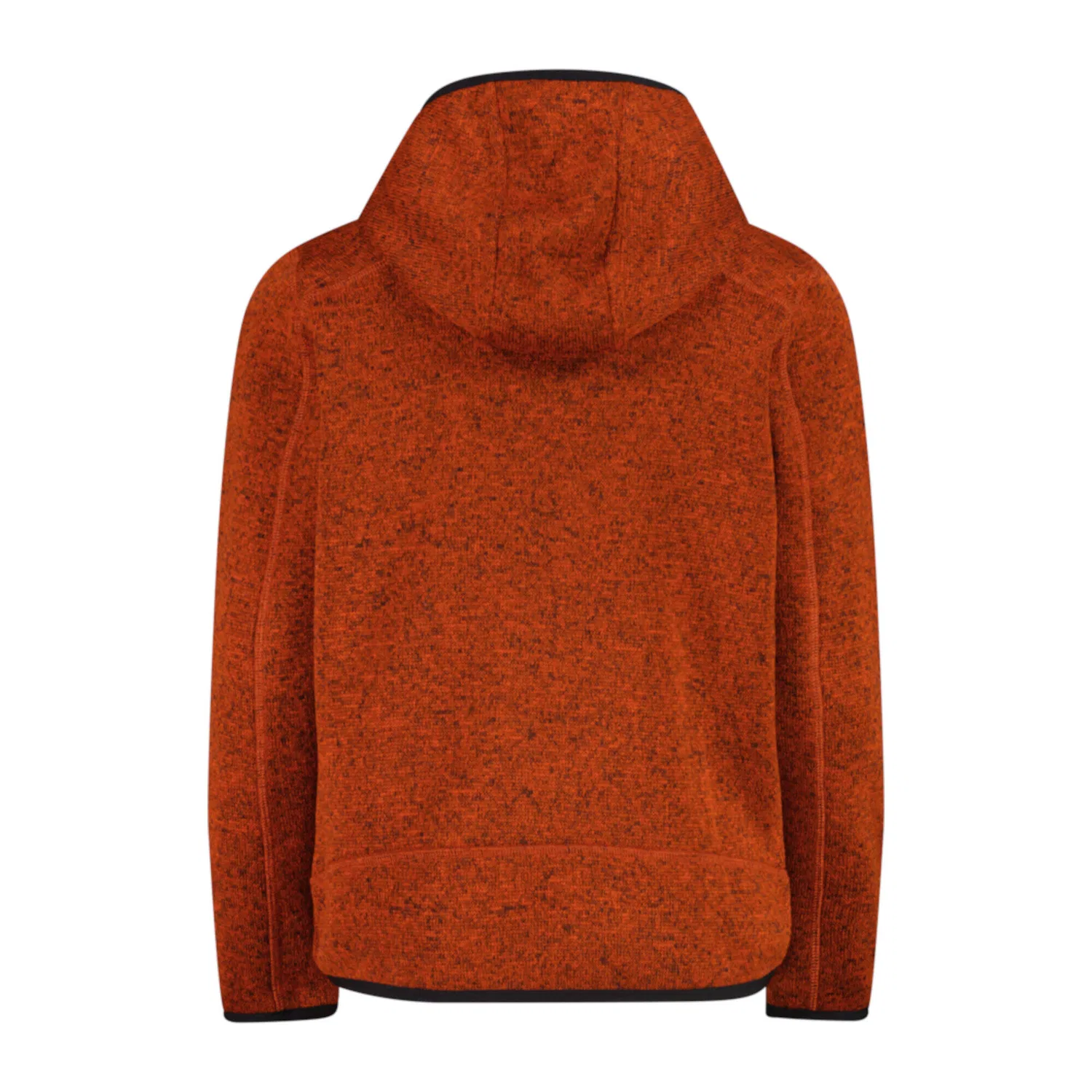 Детская флисовая куртка с капюшоном Fix Hood Cmp, Rot / Schwarz — фото 2