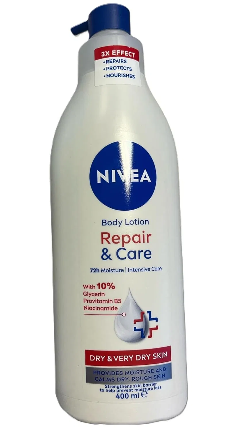 Лосьон для тела Repair & Care 72h, NIVEA, набор 6 шт. по 400 мл