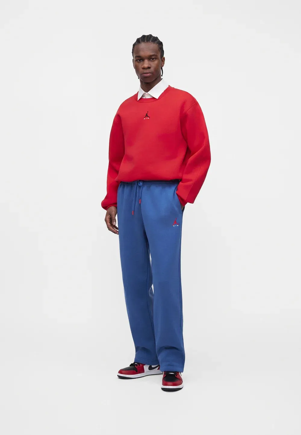 Свитшот Crew Jordan, University Red/Black — фото 2