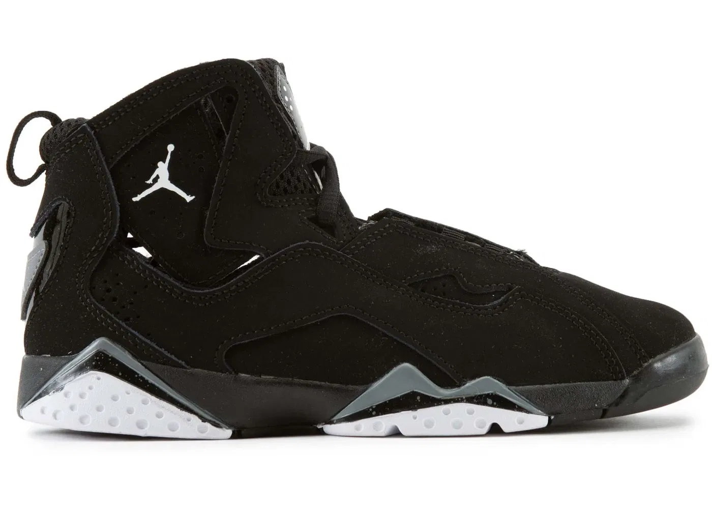 Детские кроссовки с закрытой пяткой Jordan True Flight Jordan, Black/White/Black/Cool Grey