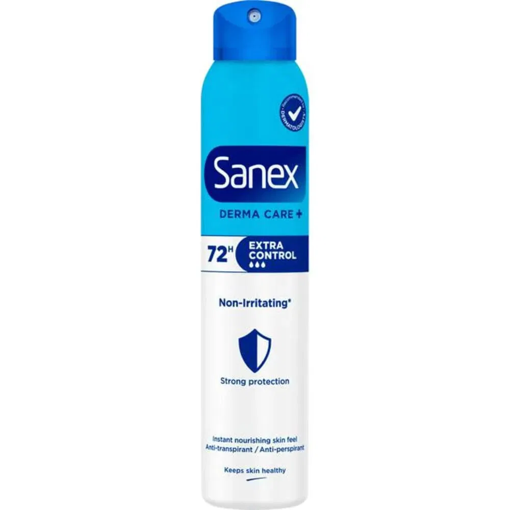 Антиперспирант-спрей Derma Extra Control 72h Sanex, набор 6 шт., 200 мл, Fresh