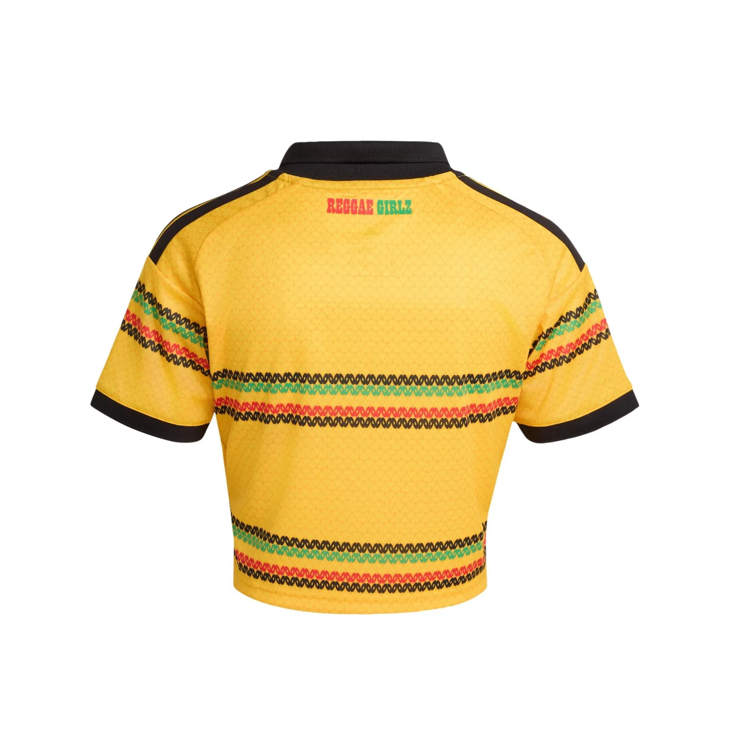 Футболка Adidas Performance Jamaika 26 x Bob Marley в желто-золотом цвете — фото 2