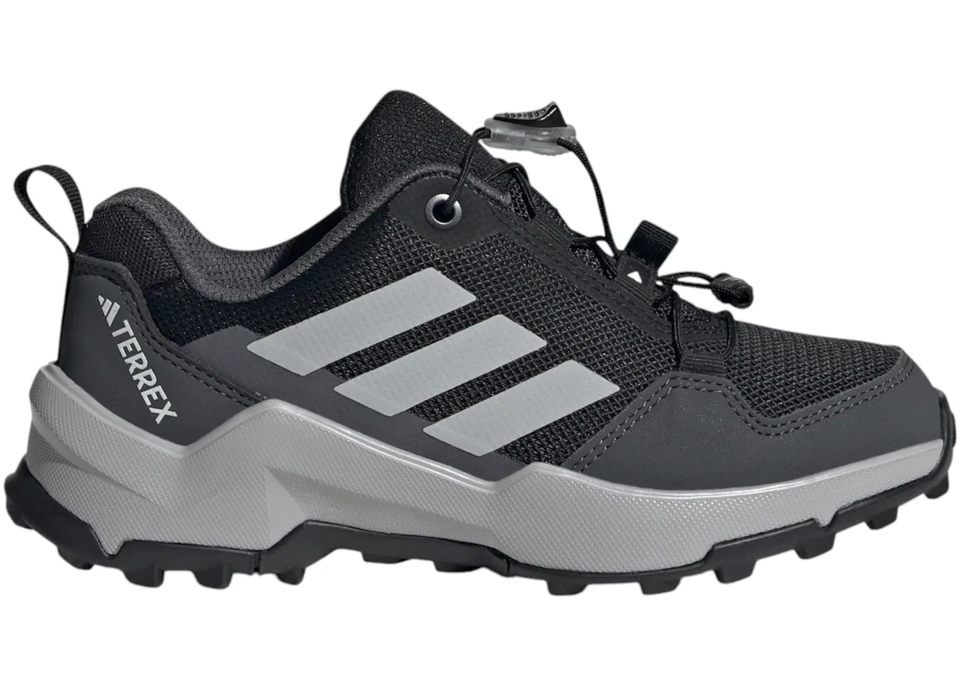 Детские кроссовки для активного отдыха Adidas Terrex Ax4S Speed Lacing, Core Black/Grey Two/Grey Six