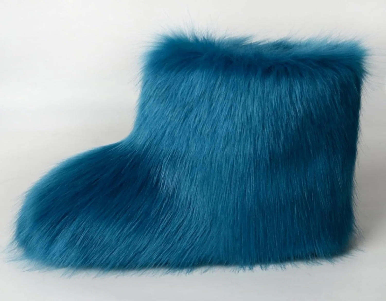 Детские зимние сапоги для девочек с искусственным мехом LLTMALL, Peacock Blue — фото 4