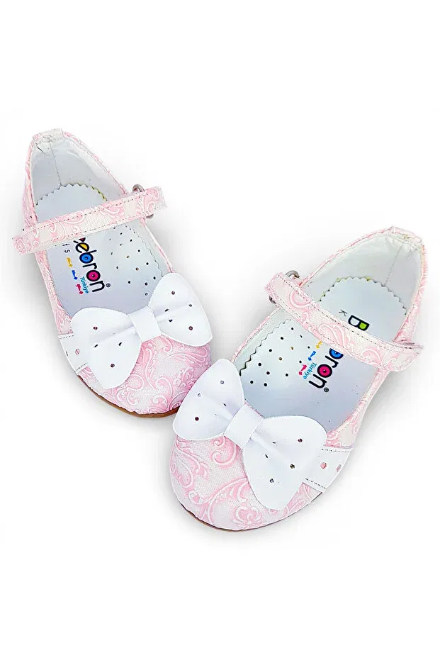 Детские балетки для девочек с принтом Beebron, Patterned Pink