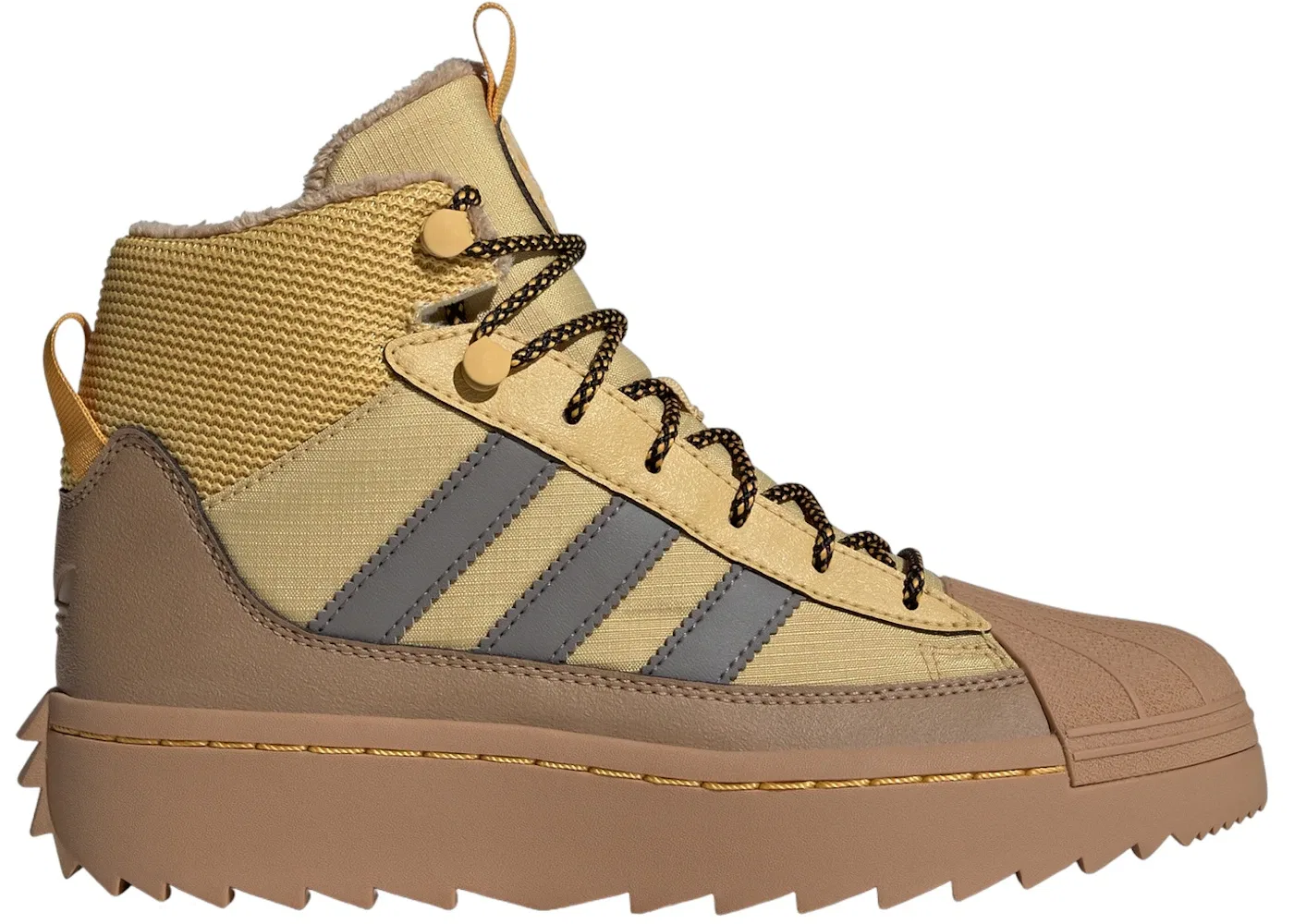 Детские кроссовки Lifestyle с принтом Adidas Superstar Winter Trek, Oat Charcoal Core Black