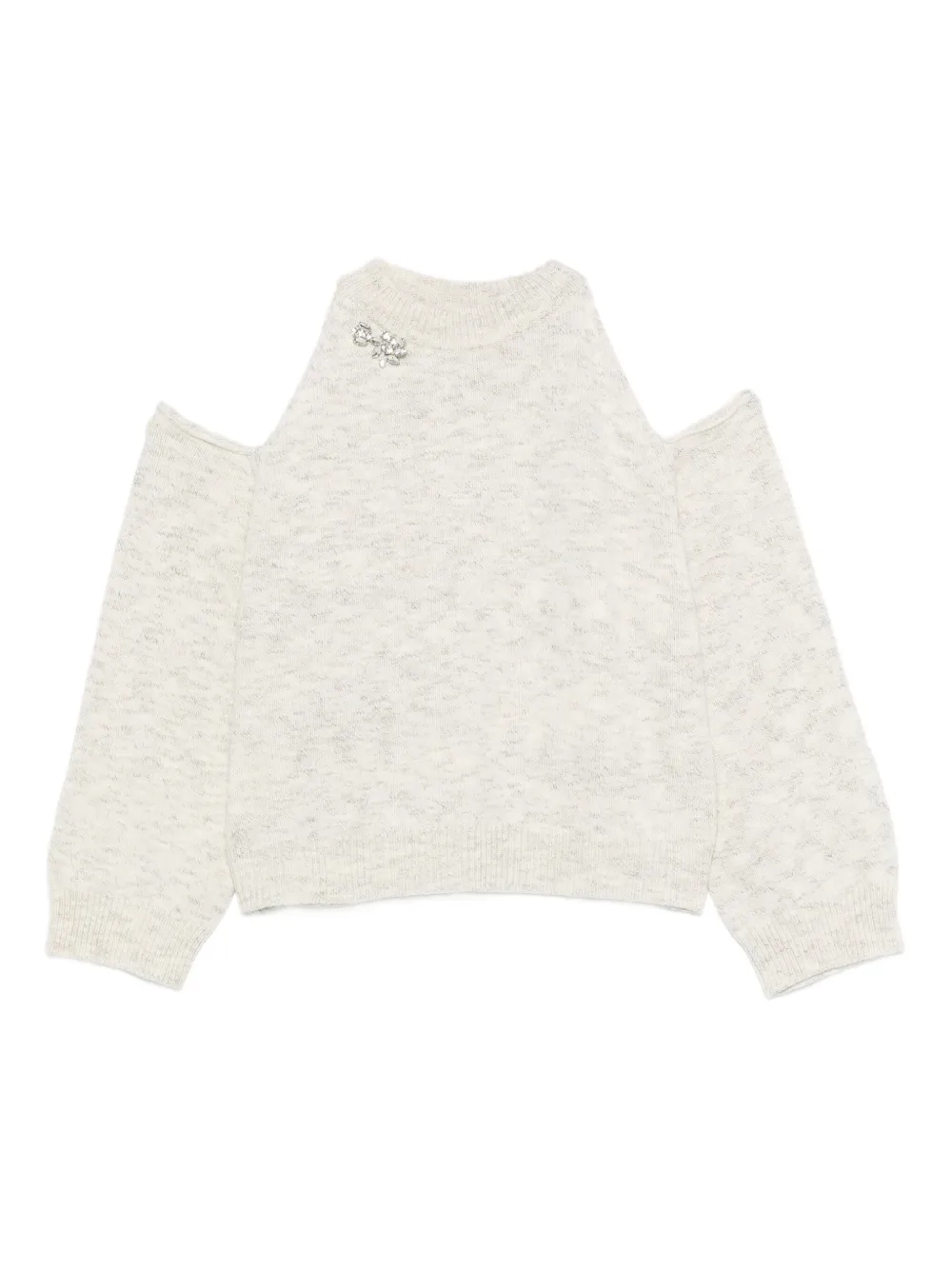 

Свитер с вырезами Solotre, белый