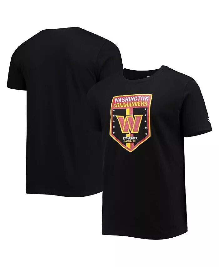 

Мужская черная футболка Washington Commanders Team New Era