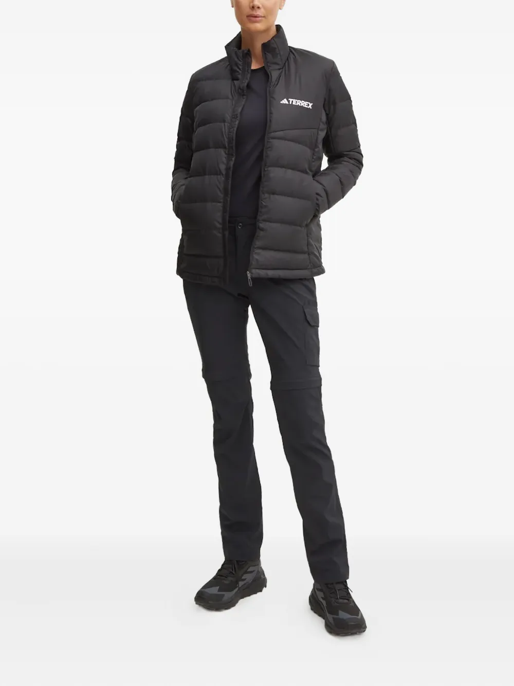 Стеганая куртка Multi Terrex adidas, черный — фото 2